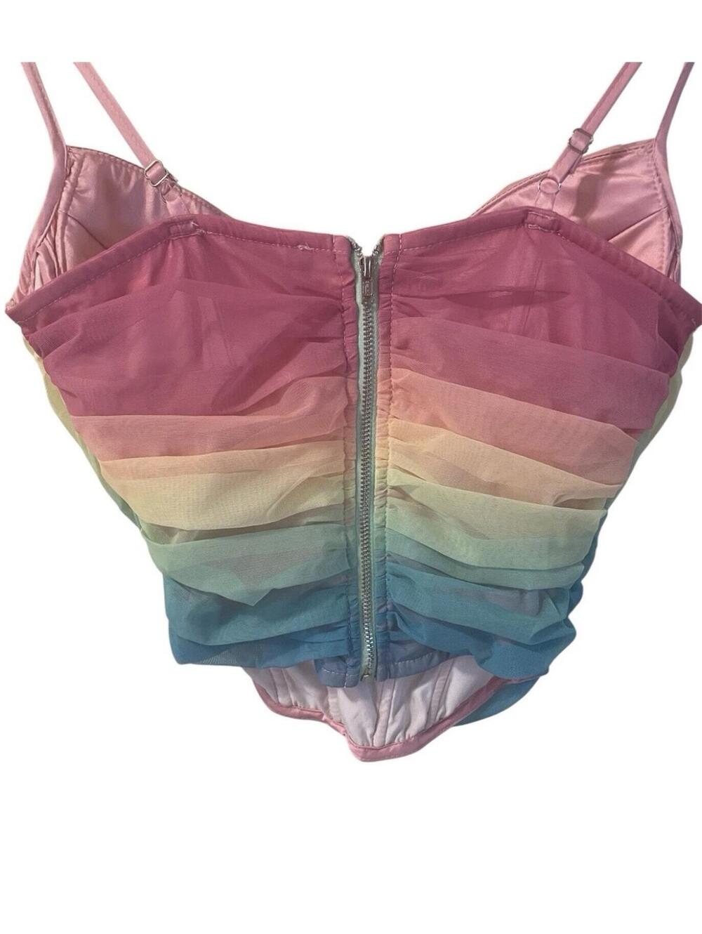 Akira LIFE IS GREAT CORSET TOP- NWT - Picture 2 of 3